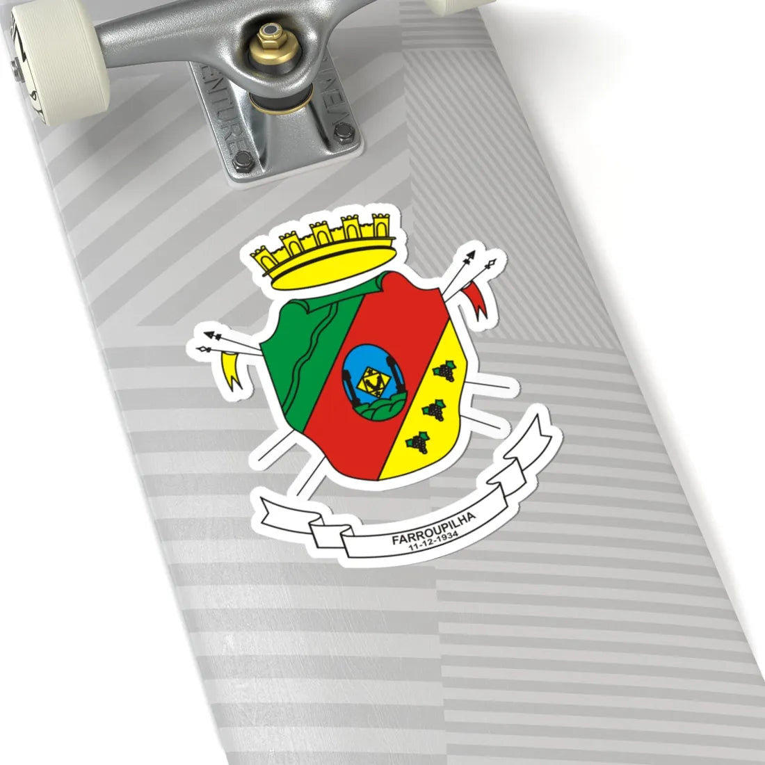 Brasao farroupilha (Brazil) (Coat of Arms) STICKER Vinyl Kiss-Cut Decal - The Sticker Space