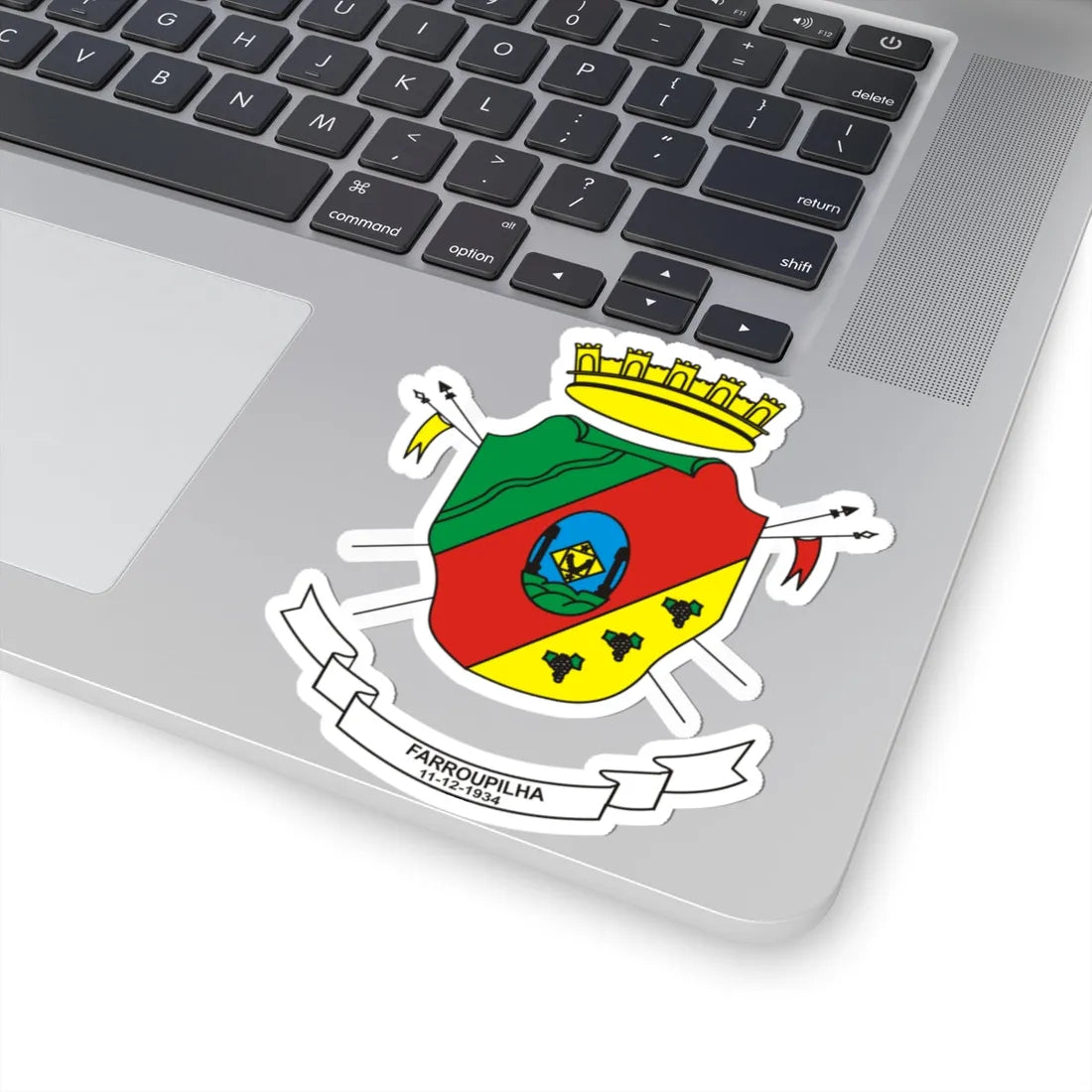 Brasao farroupilha (Brazil) (Coat of Arms) STICKER Vinyl Kiss-Cut Decal - The Sticker Space