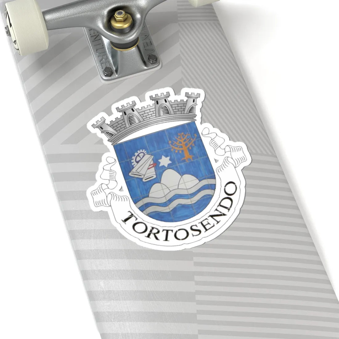 Brasao Final Tortosendo cop (Portugal) (Coat of Arms) STICKER Vinyl Kiss-Cut Decal - The Sticker Space
