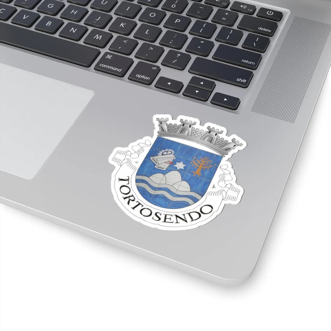 Brasao Final Tortosendo cop (Portugal) (Coat of Arms) STICKER Vinyl Kiss-Cut Decal - The Sticker Space