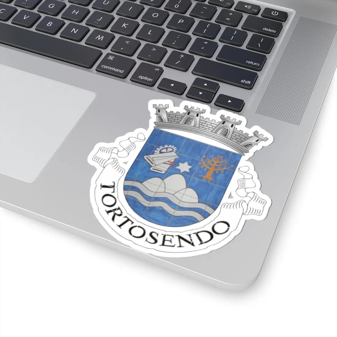 Brasao Final Tortosendo cop (Portugal) (Coat of Arms) STICKER Vinyl Kiss-Cut Decal - The Sticker Space