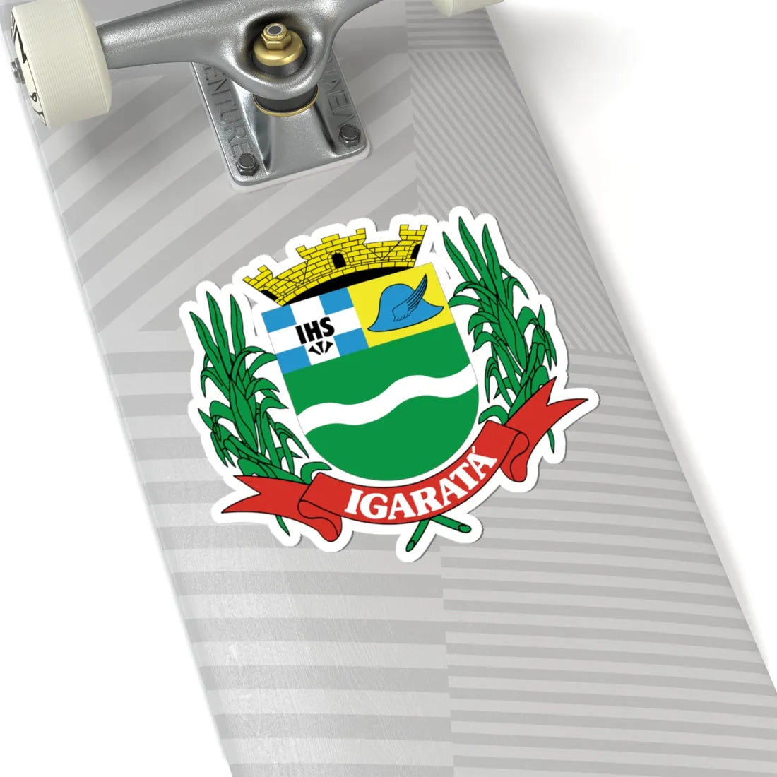Brasao Igarata SaoPaulo Brasil (Brazil) (Coat of Arms) STICKER Vinyl Kiss-Cut Decal - The Sticker Space