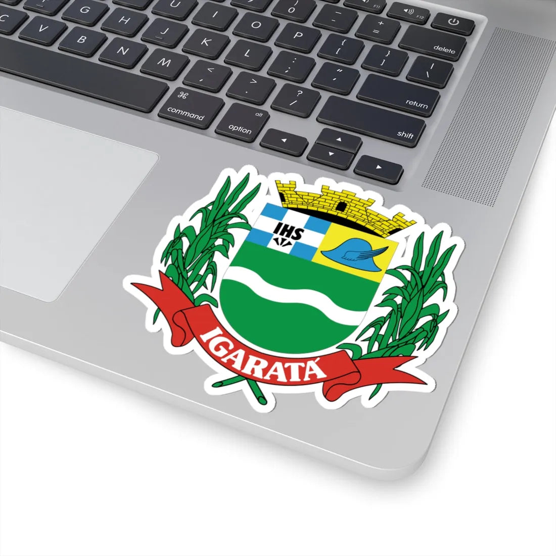 Brasao Igarata SaoPaulo Brasil (Brazil) (Coat of Arms) STICKER Vinyl Kiss-Cut Decal - The Sticker Space