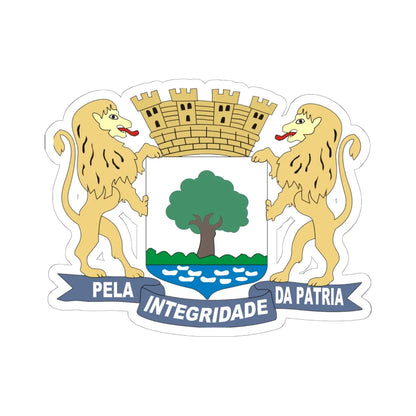 Brasao JaboataodosGuararapes Pernambuco Brasil (Brazil) (Coat of Arms) STICKER Vinyl Kiss-Cut Decal 6 Inch White - The Sticker Space