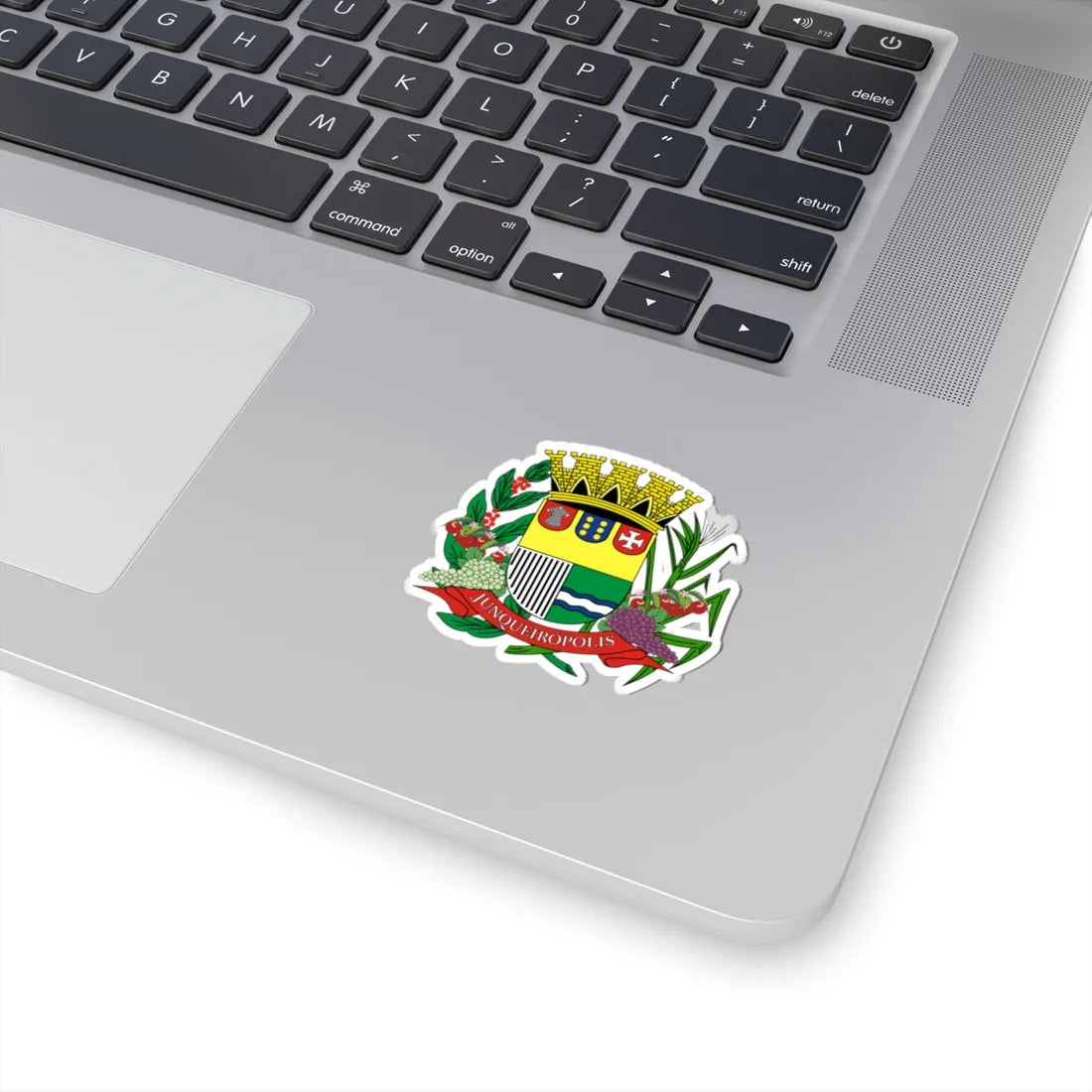 Brasao Junqueiropolis SaoPaulo Brasil (Brazil) (Coat of Arms) STICKER Vinyl Kiss-Cut Decal - The Sticker Space