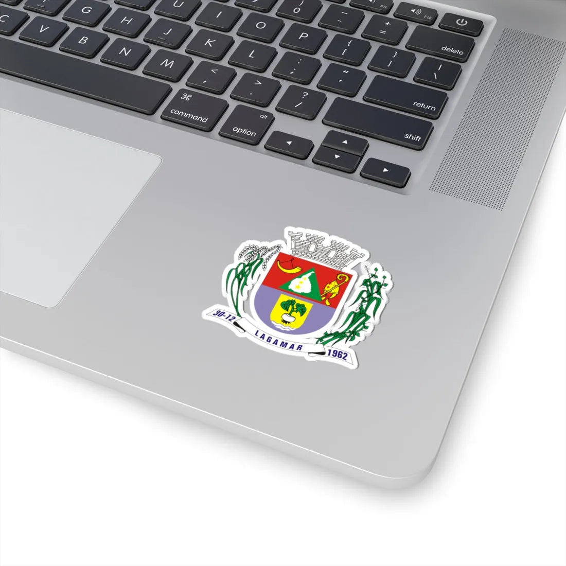 Brasao Lagamar MinasGerais Brasil (Brazil) (Coat of Arms) STICKER Vinyl Kiss-Cut Decal - The Sticker Space