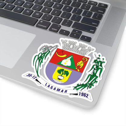 Brasao Lagamar MinasGerais Brasil (Brazil) (Coat of Arms) STICKER Vinyl Kiss-Cut Decal - The Sticker Space