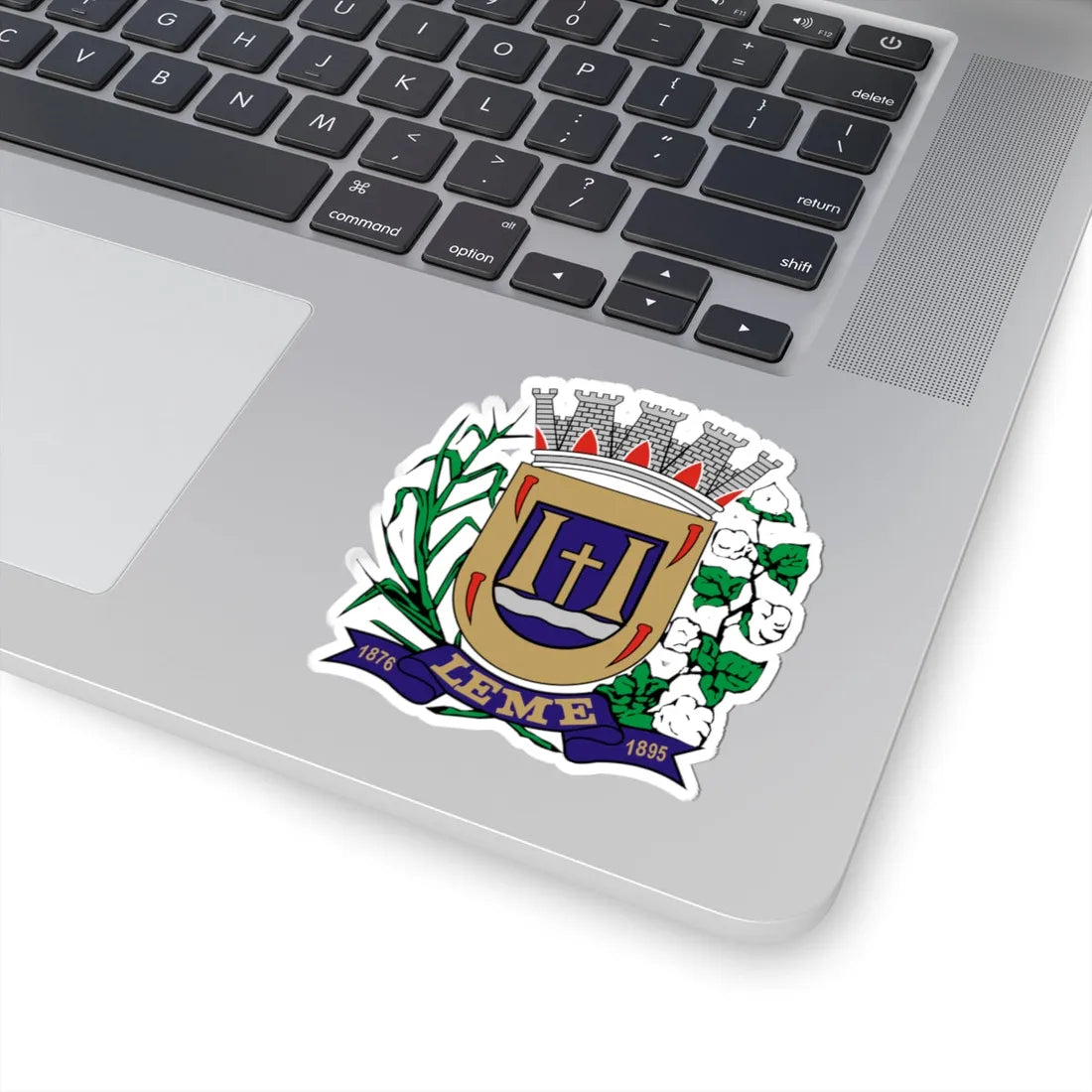 Brasao Leme SaoPaulo Brasil (Brazil) (Coat of Arms) STICKER Vinyl Kiss-Cut Decal - The Sticker Space