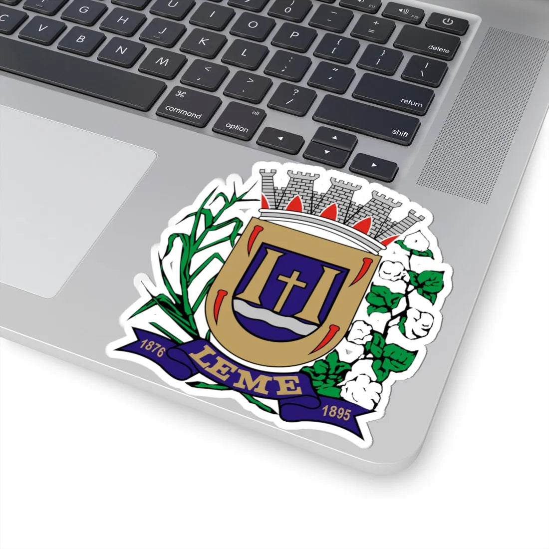 Brasao Leme SaoPaulo Brasil (Brazil) (Coat of Arms) STICKER Vinyl Kiss-Cut Decal - The Sticker Space