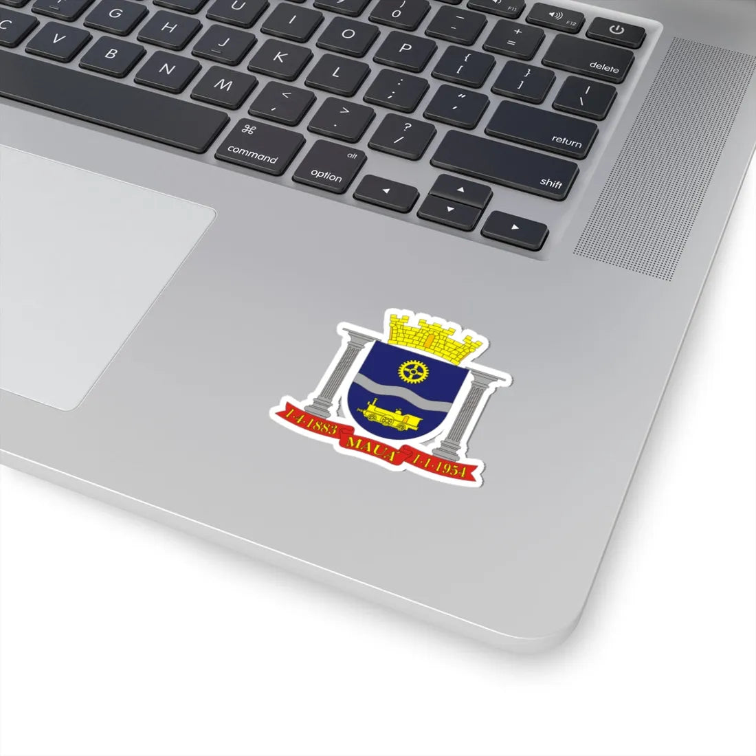 Brasao Maua SaoPaulo Brasil (Brazil) (Coat of Arms) STICKER Vinyl Kiss-Cut Decal - The Sticker Space