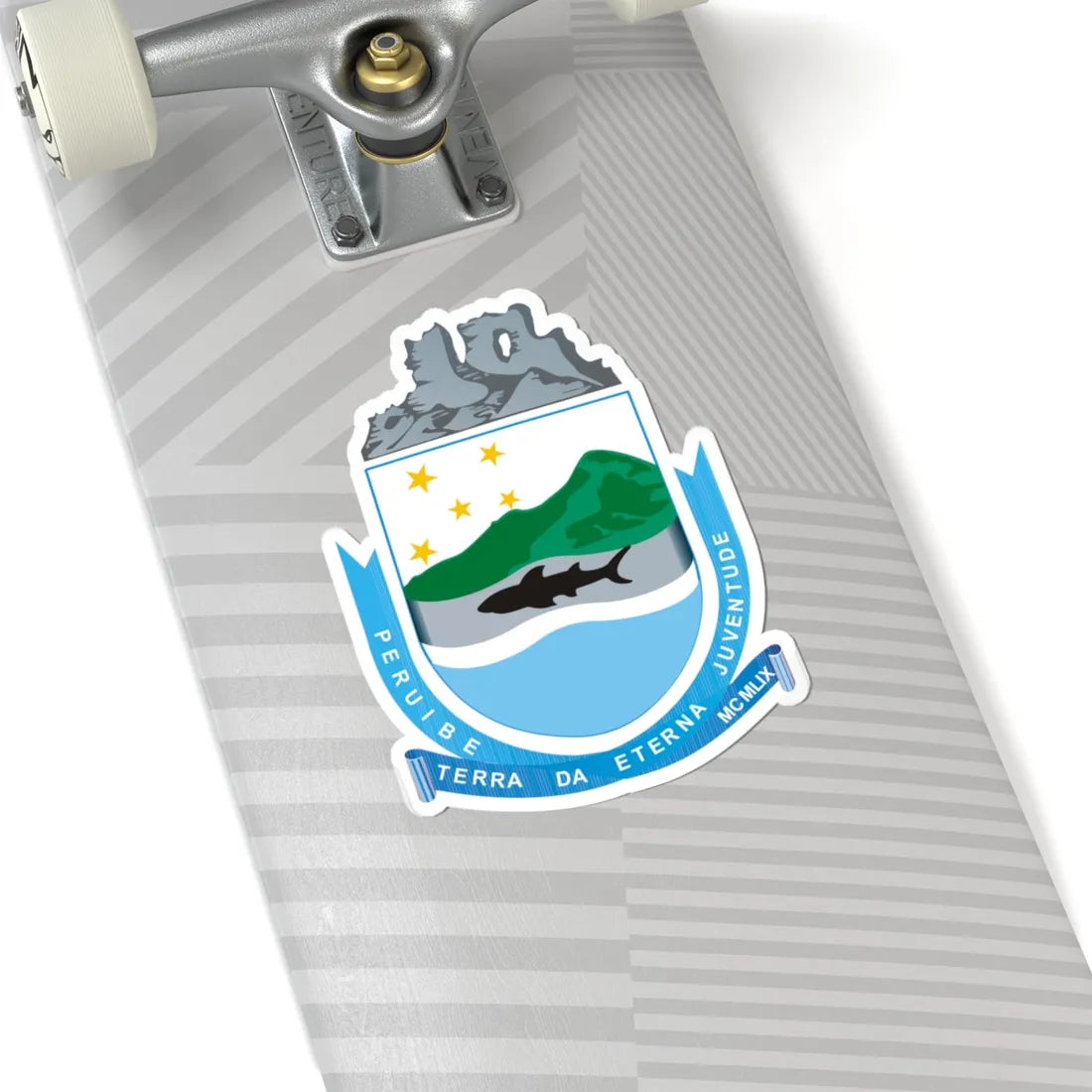 Brasao Peruibe SaoPaulo Brasil (Brazil) (Coat of Arms) STICKER Vinyl Kiss-Cut Decal - The Sticker Space