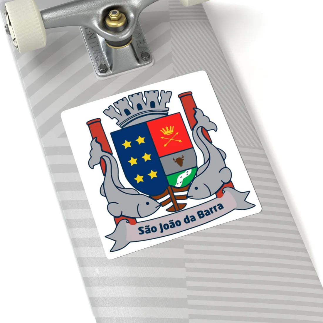 Brasao Sao Joao da Barra (Brazil) (Coat of Arms) STICKER Vinyl Kiss-Cut Decal - The Sticker Space