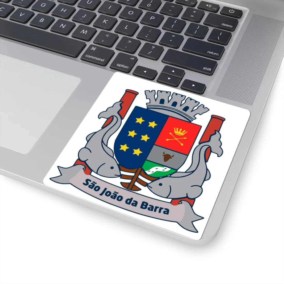 Brasao Sao Joao da Barra (Brazil) (Coat of Arms) STICKER Vinyl Kiss-Cut Decal - The Sticker Space