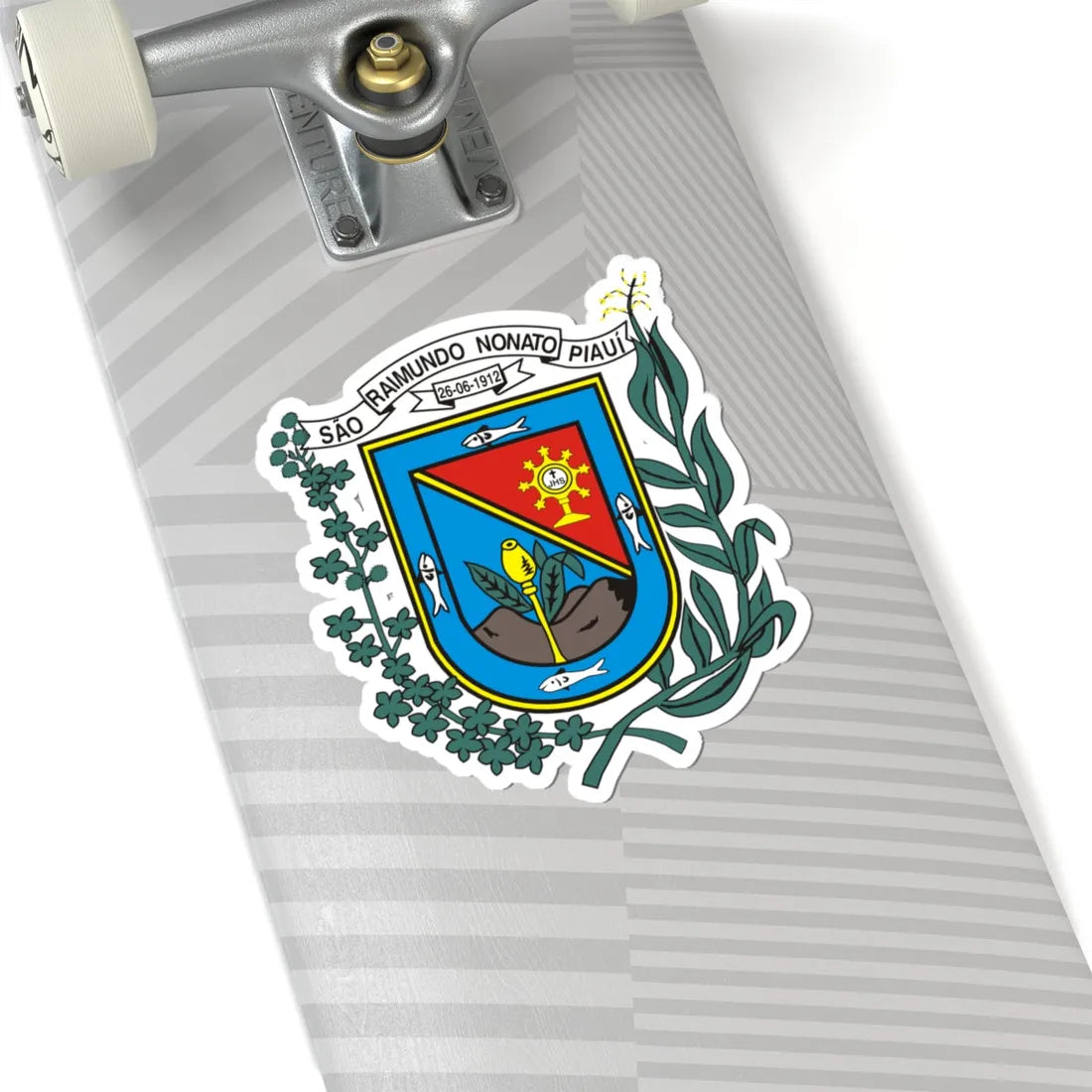 Brasao-sao-raimundo-nonato (Brazil) (Coat of Arms) STICKER Vinyl Kiss-Cut Decal - The Sticker Space
