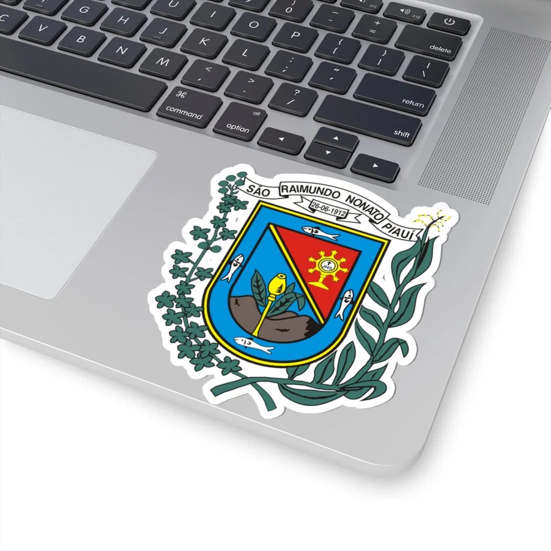 Brasao-sao-raimundo-nonato (Brazil) (Coat of Arms) STICKER Vinyl Kiss-Cut Decal - The Sticker Space