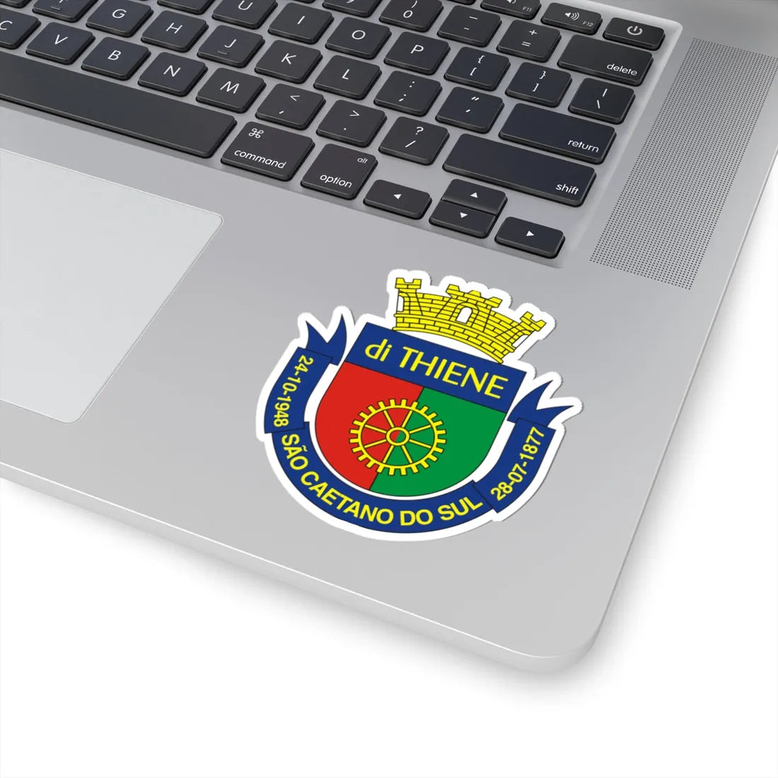 Brasao SaoCaetano SaoPaulo Brasil (Brazil) (Coat of Arms) STICKER Vinyl Kiss-Cut Decal - The Sticker Space
