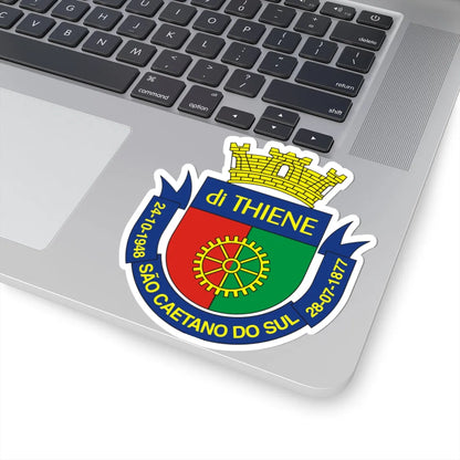 Brasao SaoCaetano SaoPaulo Brasil (Brazil) (Coat of Arms) STICKER Vinyl Kiss-Cut Decal - The Sticker Space