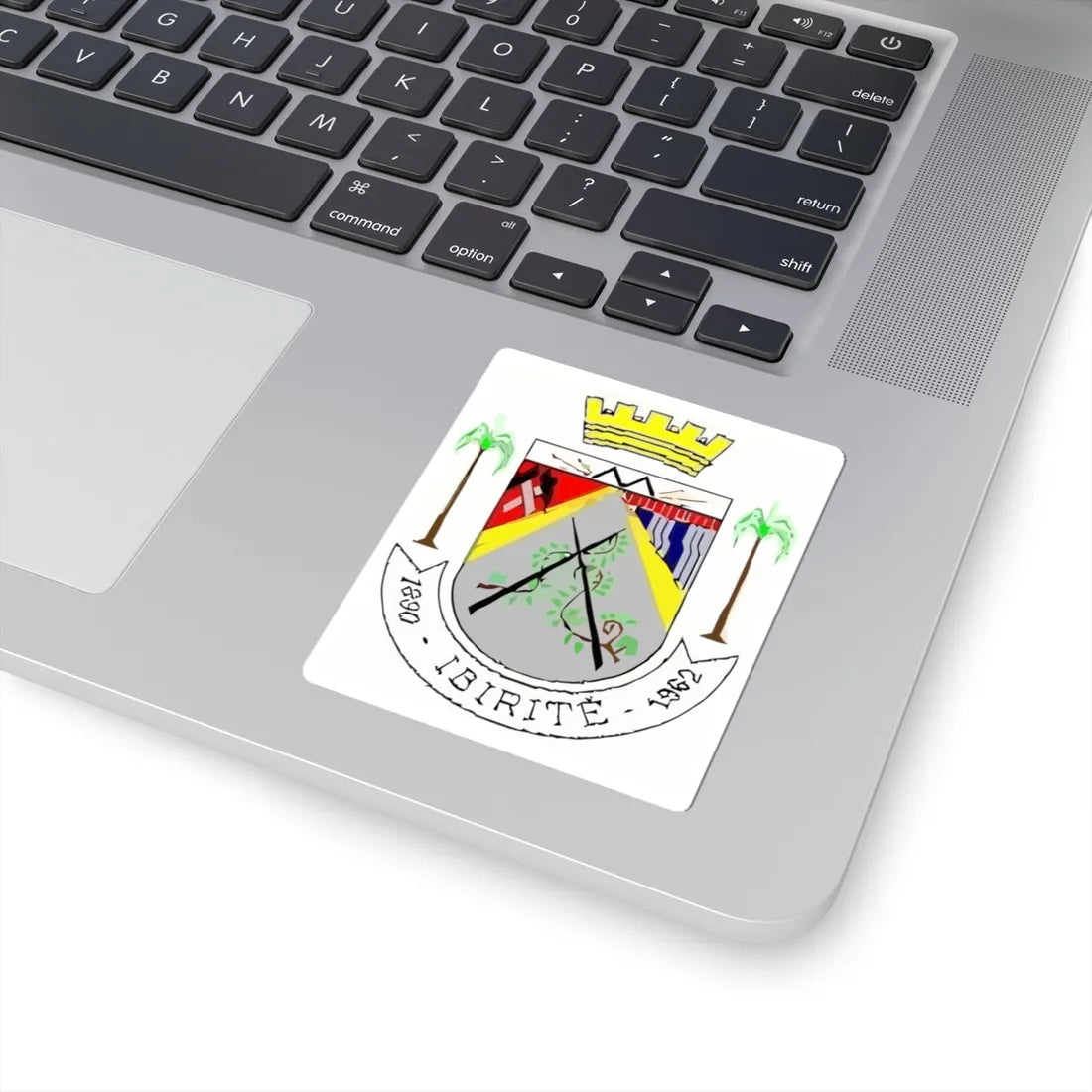 Brasaoibiriteveteriorizado (Brazil) (Coat of Arms) STICKER Vinyl Kiss-Cut Decal - The Sticker Space