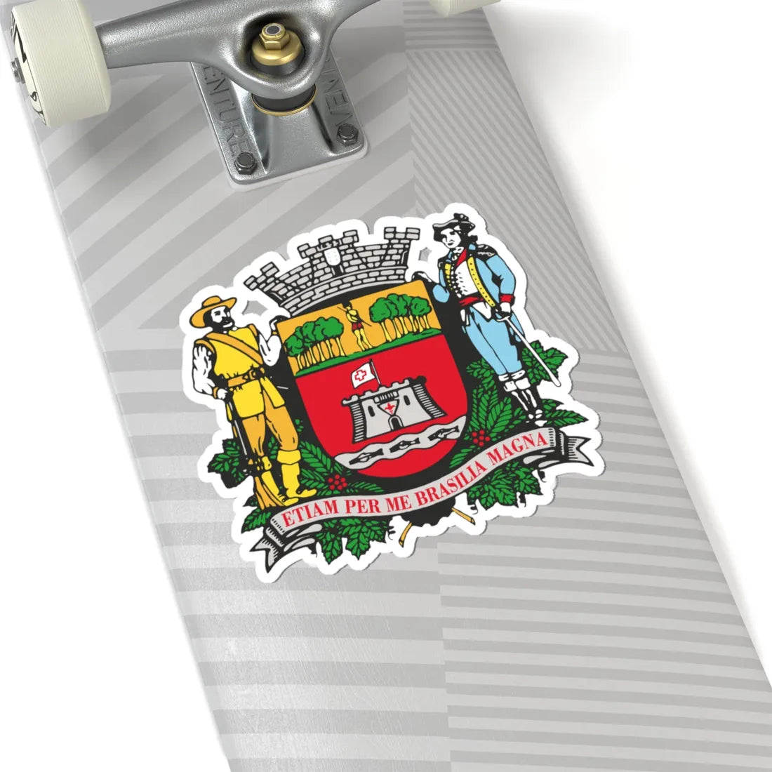 BrasaoJundiai (Brazil) (Coat of Arms) STICKER Vinyl Kiss-Cut Decal - The Sticker Space