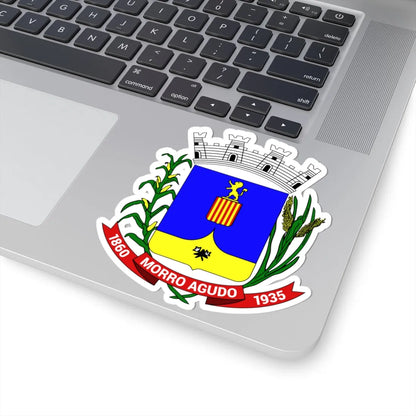 BrasaoMorroAgudo (Brazil) (Coat of Arms) STICKER Vinyl Kiss-Cut Decal - The Sticker Space