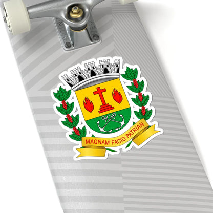 BrasaoNuporanga (Brazil) (Coat of Arms) STICKER Vinyl Kiss-Cut Decal - The Sticker Space