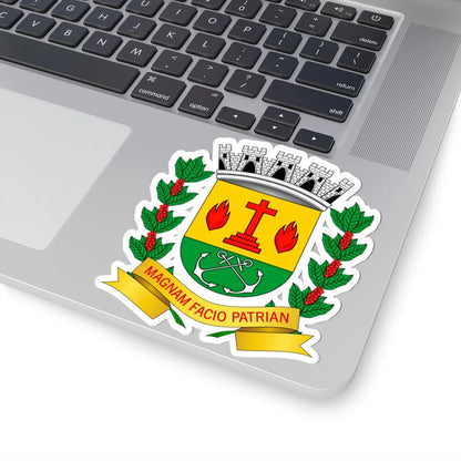 BrasaoNuporanga (Brazil) (Coat of Arms) STICKER Vinyl Kiss-Cut Decal - The Sticker Space
