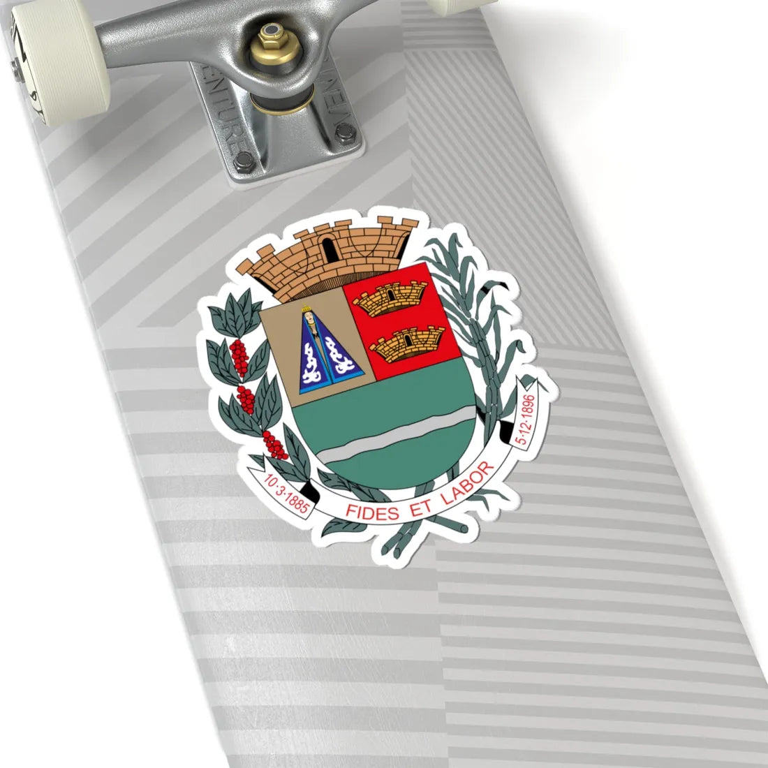BrasaoSertaozinhoSP (Brazil) (Coat of Arms) STICKER Vinyl Kiss-Cut Decal - The Sticker Space