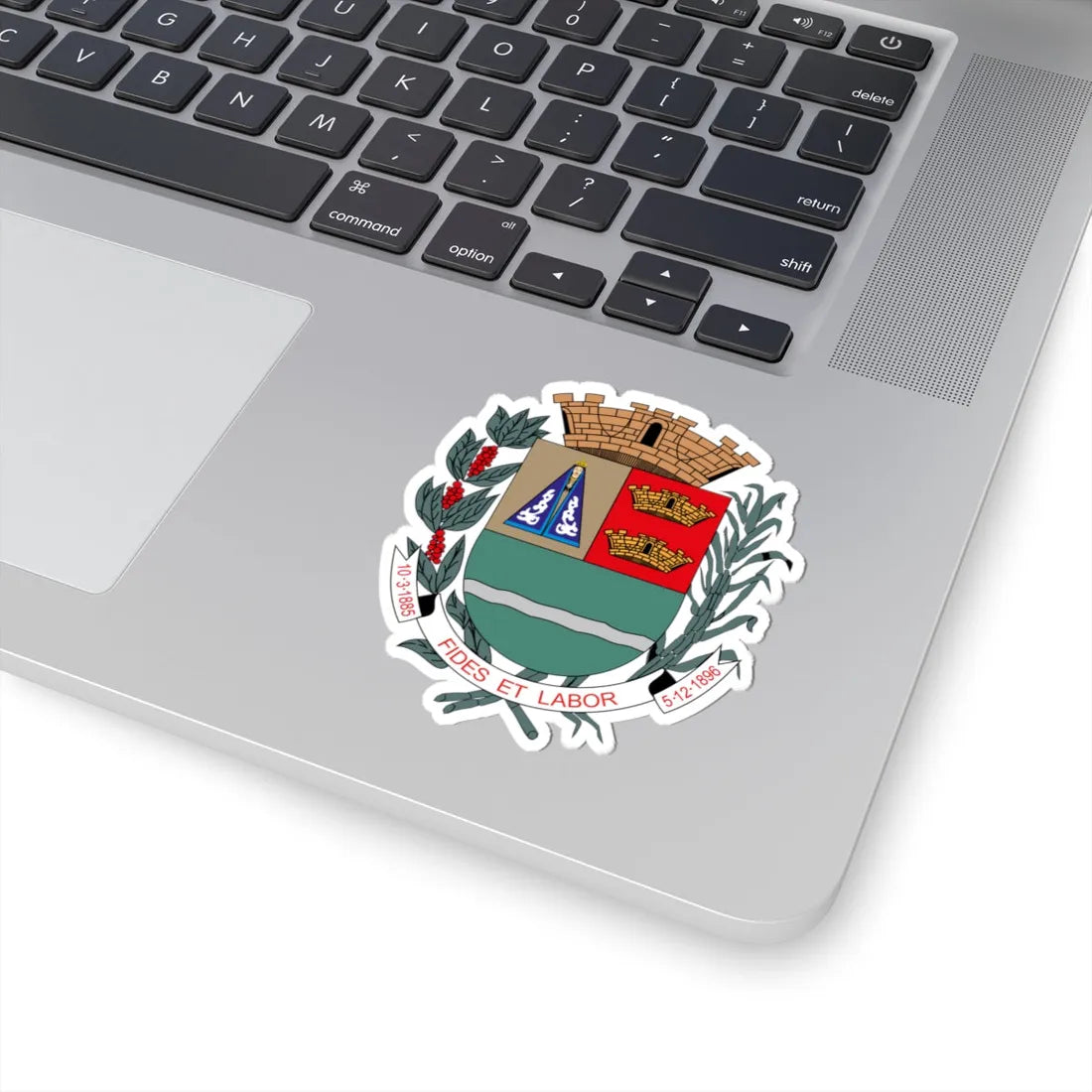 BrasaoSertaozinhoSP (Brazil) (Coat of Arms) STICKER Vinyl Kiss-Cut Decal - The Sticker Space