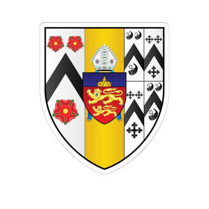 Brasenose College Oxford Coat Of Arms (England) (Coat of Arms) STICKER Vinyl Kiss-Cut Decal 6 Inch White - The Sticker Space