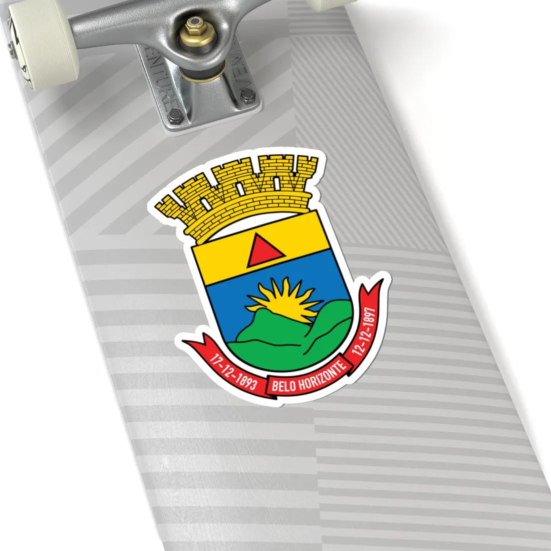 Brasão-Belo-Horizonte (Brazil) (Coat of Arms) STICKER Vinyl Kiss-Cut Decal - The Sticker Space