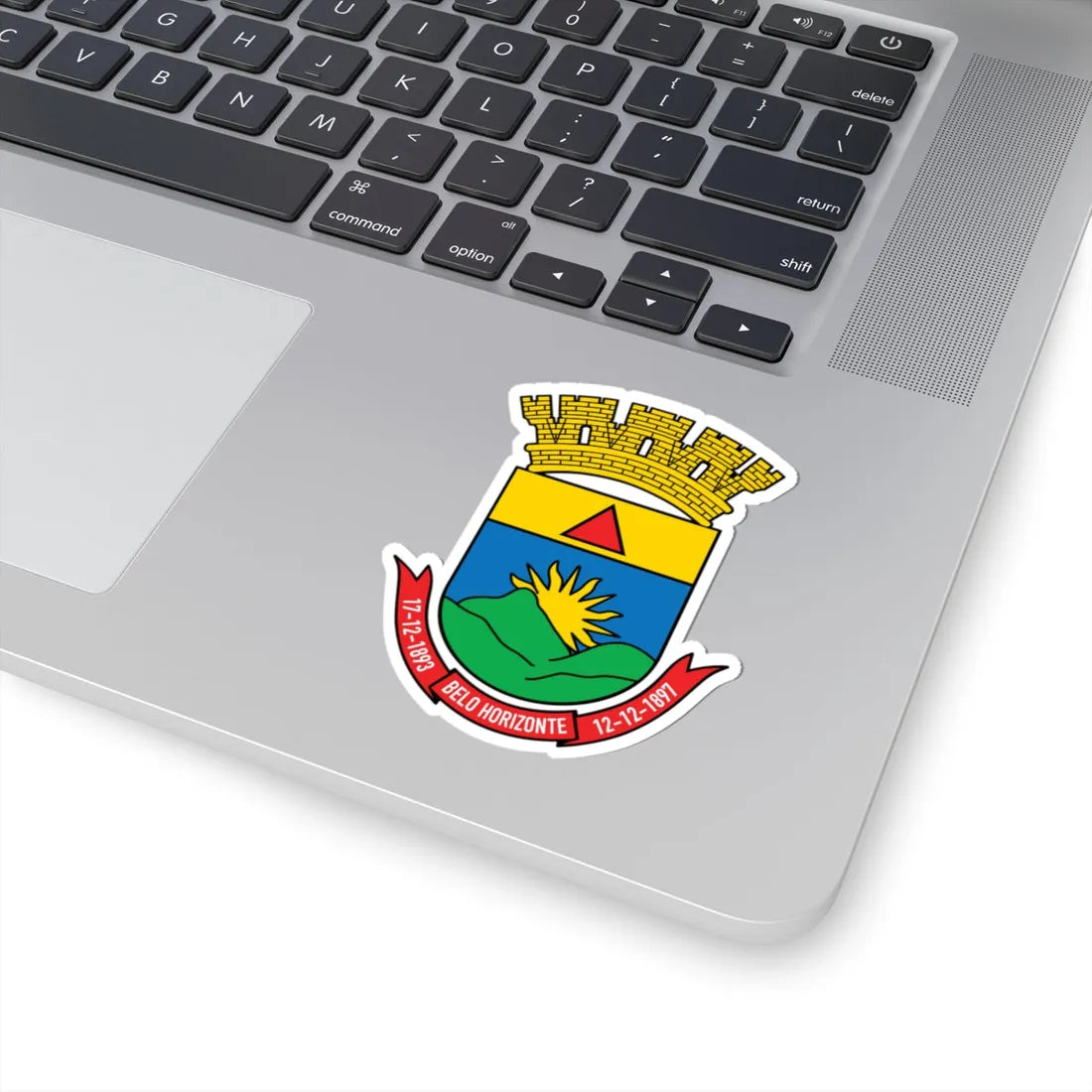 Brasão-Belo-Horizonte (Brazil) (Coat of Arms) STICKER Vinyl Kiss-Cut Decal - The Sticker Space
