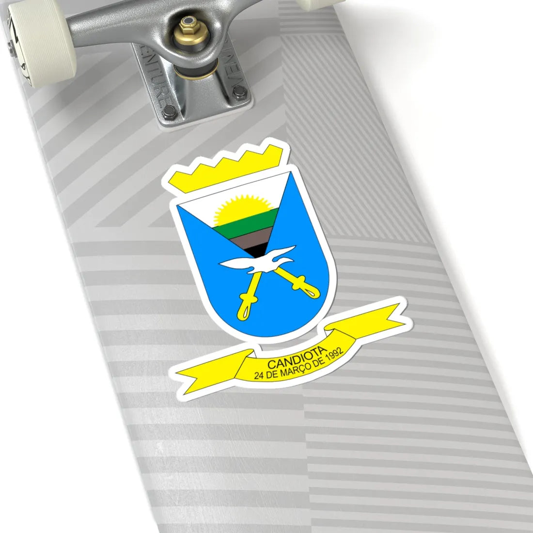 Brasão candiota rs brasil (Brazil) (Coat of Arms) STICKER Vinyl Kiss-Cut Decal - The Sticker Space