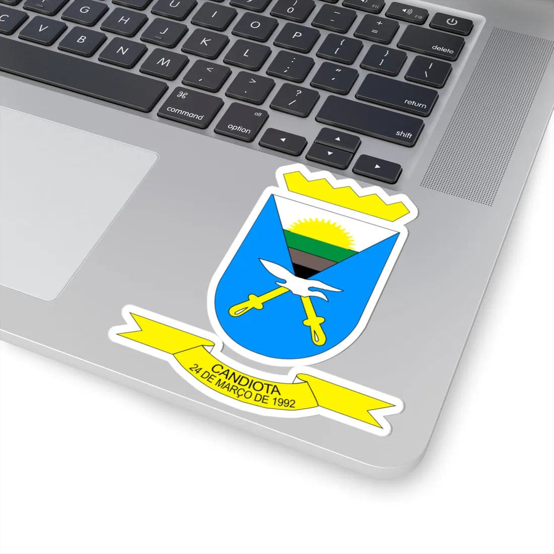 Brasão candiota rs brasil (Brazil) (Coat of Arms) STICKER Vinyl Kiss-Cut Decal - The Sticker Space