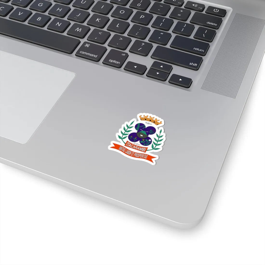 Brasão da Bandeira da Cidade de Itacarambi (Brazil) (Coat of Arms) STICKER Vinyl Kiss-Cut Decal - The Sticker Space