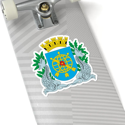 Brasão da cidade do Rio de Janeiro (Brazil) (Coat of Arms) STICKER Vinyl Kiss-Cut Decal - The Sticker Space