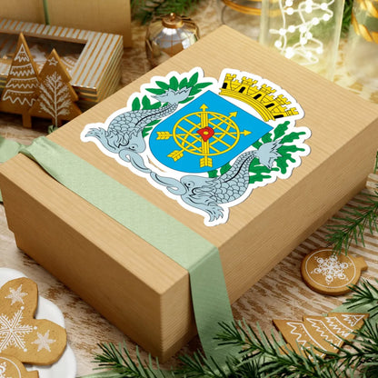 Brasão da cidade do Rio de Janeiro (Brazil) (Coat of Arms) STICKER Vinyl Kiss-Cut Decal - The Sticker Space