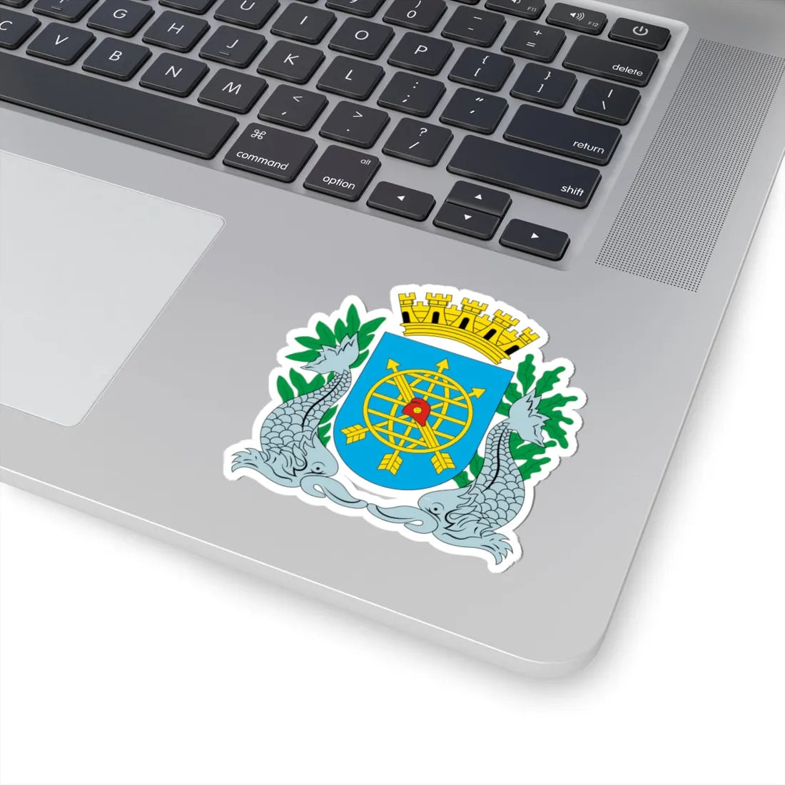 Brasão da cidade do Rio de Janeiro (Brazil) (Coat of Arms) STICKER Vinyl Kiss-Cut Decal - The Sticker Space
