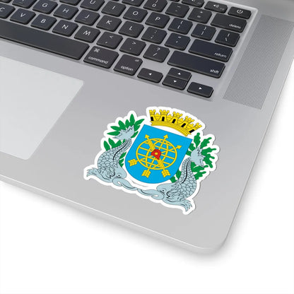 Brasão da cidade do Rio de Janeiro (Brazil) (Coat of Arms) STICKER Vinyl Kiss-Cut Decal - The Sticker Space