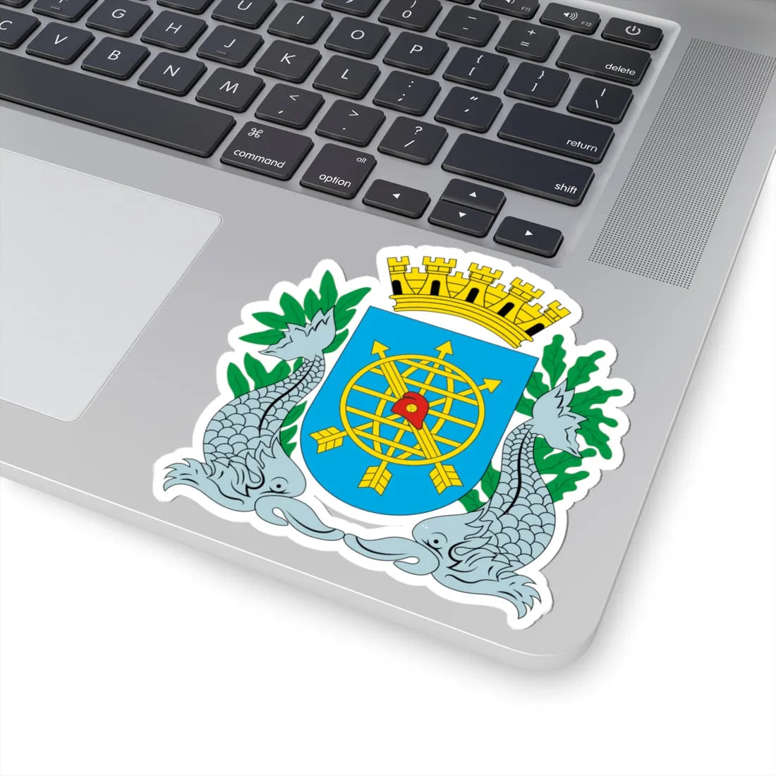Brasão da cidade do Rio de Janeiro (Brazil) (Coat of Arms) STICKER Vinyl Kiss-Cut Decal - The Sticker Space