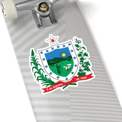Brasão da Paraíba (Brazil) (Coat of Arms) STICKER Vinyl Kiss-Cut Decal - The Sticker Space