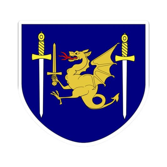 Brasão da Policia Judiciaria Militar portuguesa sem ornamentos exteriores (Portugal) (Coat of Arms) STICKER Vinyl Kiss-Cut Decal 2 Inch White - The Sticker Space