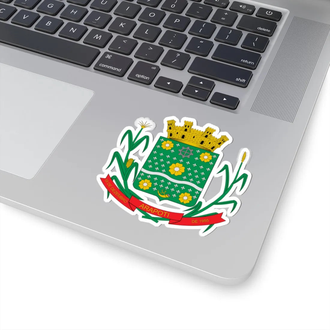Brasão de Arapoti - PR (Brazil) (Coat of Arms) STICKER Vinyl Kiss-Cut Decal - The Sticker Space