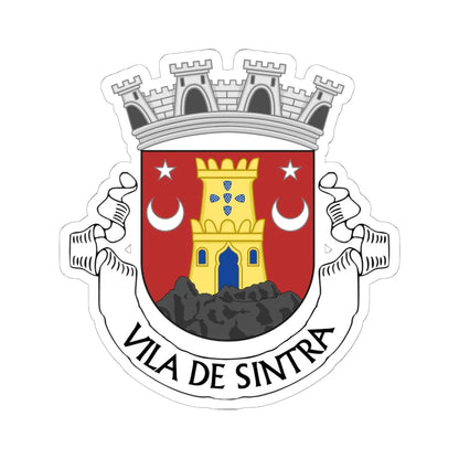 Brasão de Armas de Sintra (Coat of Arms) STICKER Vinyl Kiss-Cut Decal 6 Inch White - The Sticker Space
