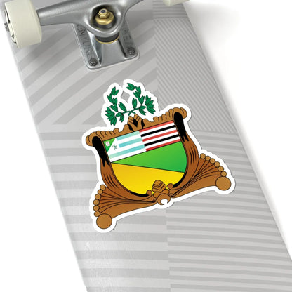Brasão-de-armas-do-município-de-Coelho-Neto (Brazil) (Coat of Arms) STICKER Vinyl Kiss-Cut Decal - The Sticker Space