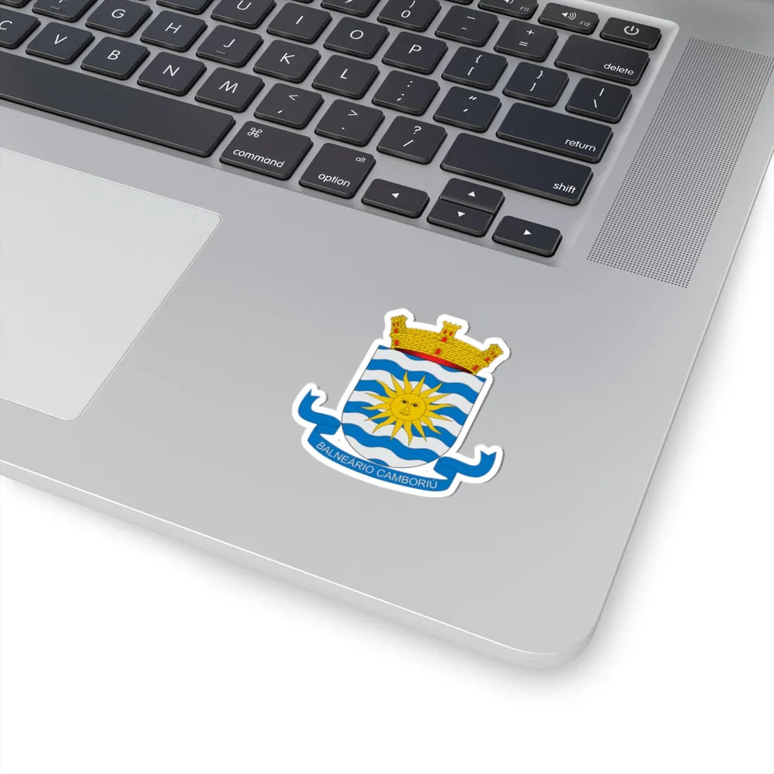 Brasão de Balneário Camboriú - SC (Brazil) (Coat of Arms) STICKER Vinyl Kiss-Cut Decal - The Sticker Space