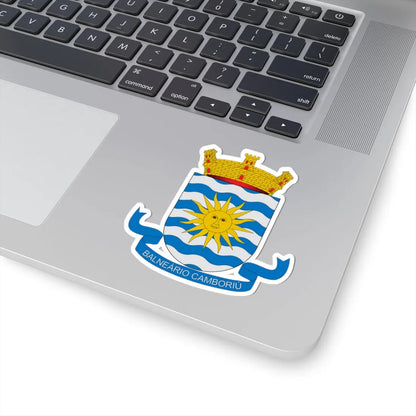 Brasão de Balneário Camboriú - SC (Brazil) (Coat of Arms) STICKER Vinyl Kiss-Cut Decal - The Sticker Space