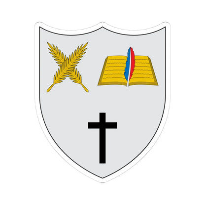 Brasão de Barra do Corda - MA (Brazil) (Coat of Arms) STICKER Vinyl Kiss-Cut Decal 4 Inch White - The Sticker Space