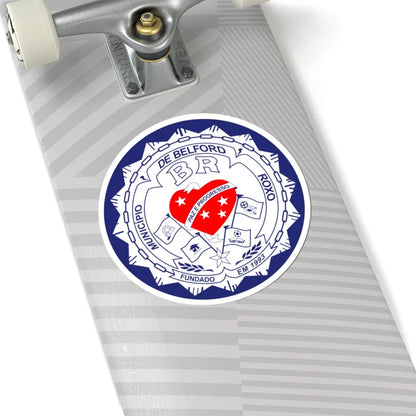 Brasão de Belford Roxo (Brazil) (Coat of Arms) STICKER Vinyl Kiss-Cut Decal - The Sticker Space