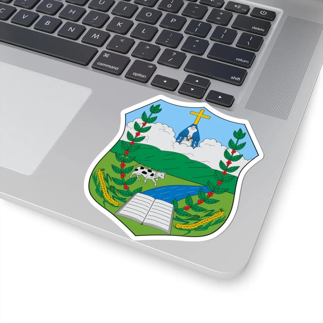 Brasão de Boa Esperança - MG (Brazil) (Coat of Arms) STICKER Vinyl Kiss-Cut Decal - The Sticker Space