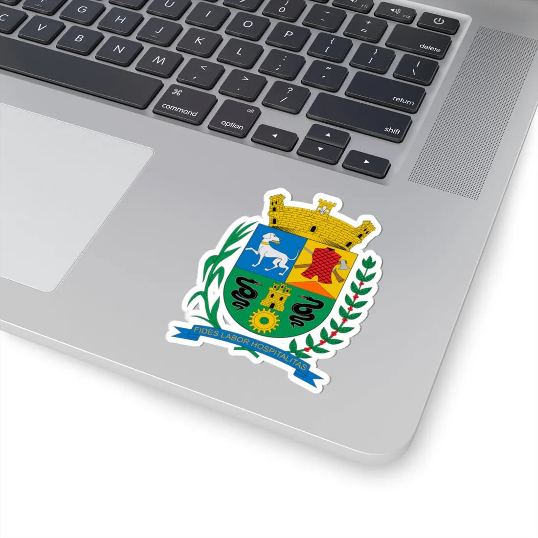 Brasão de Boituva - SP (Brazil) (Coat of Arms) STICKER Vinyl Kiss-Cut Decal - The Sticker Space